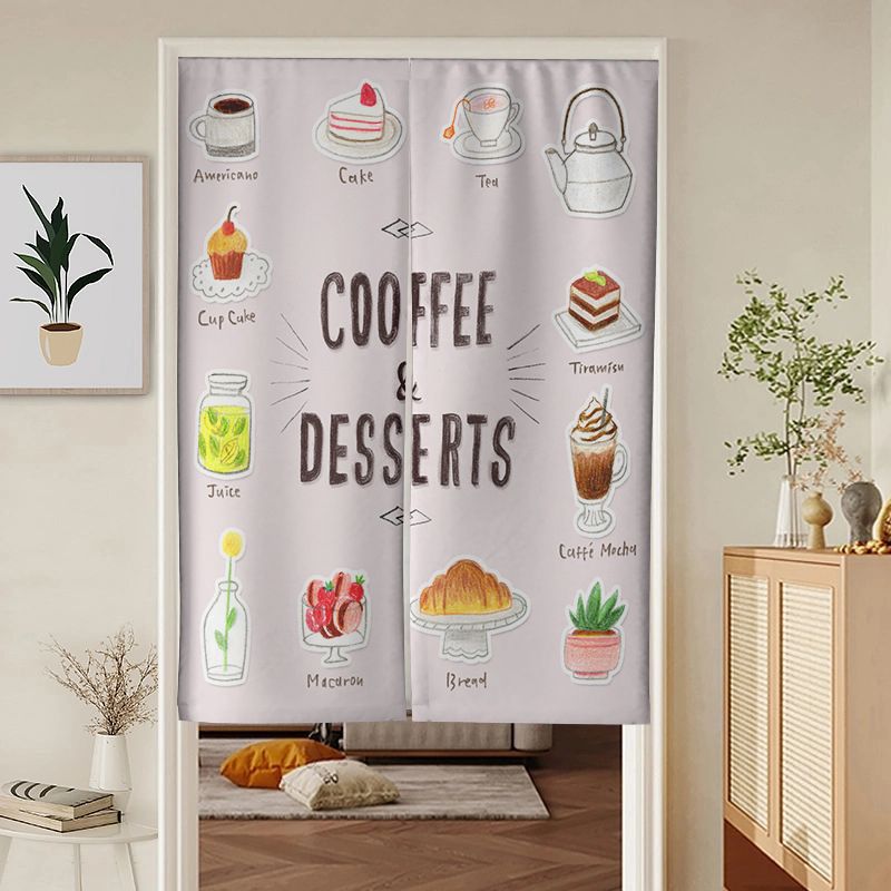 Coffee Tea Menu - VIKAMA Coffee Dessert Hand Drawn Menu
