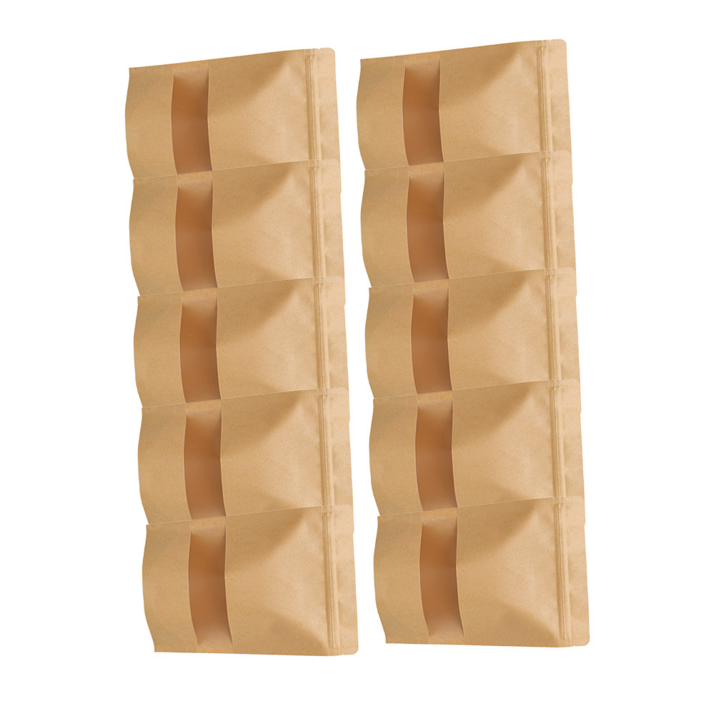Coffee Tea & Company - 50Pcs Eco Friendly Kraft Paper Stand