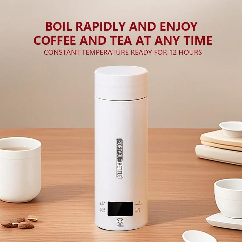 Coffee Tea Menu - Portable Electric Kettle for Travel Boil
