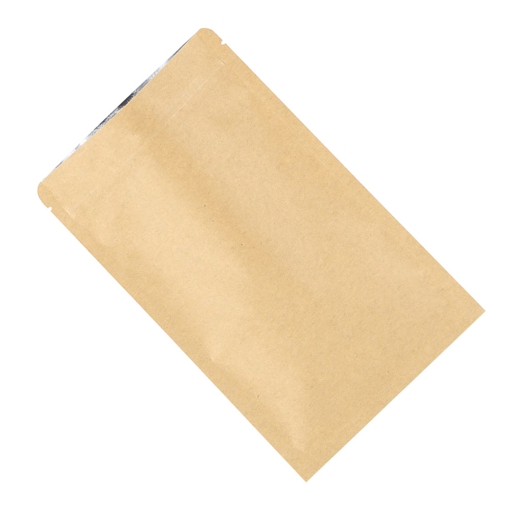 Coffee Tea & Company - 50Pcs Moisture-Proof Sealed Bags Kraft Paper
