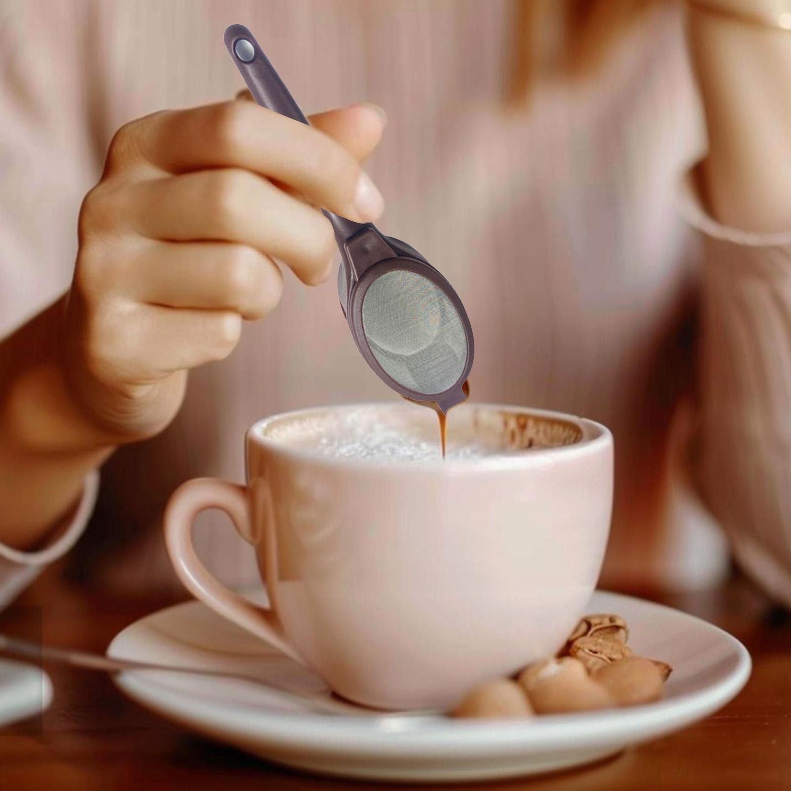 Coffee Leaves Tea - Strainer Spoon Tea Infuser Portable Mesh