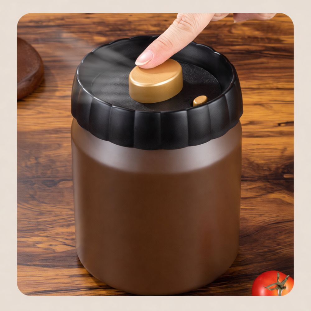 Coffee Leaves Tea - Vacuum Sealed Coffee Bean Storage Canister