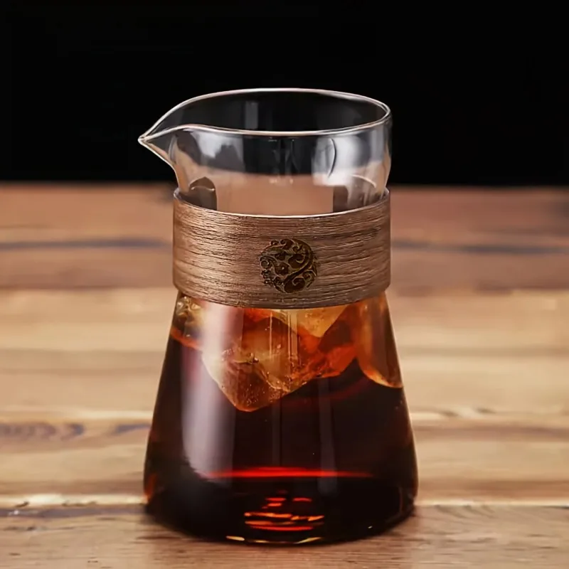 French Press Glass - 17oz/500ml Glass Coffee Pot Carafe with