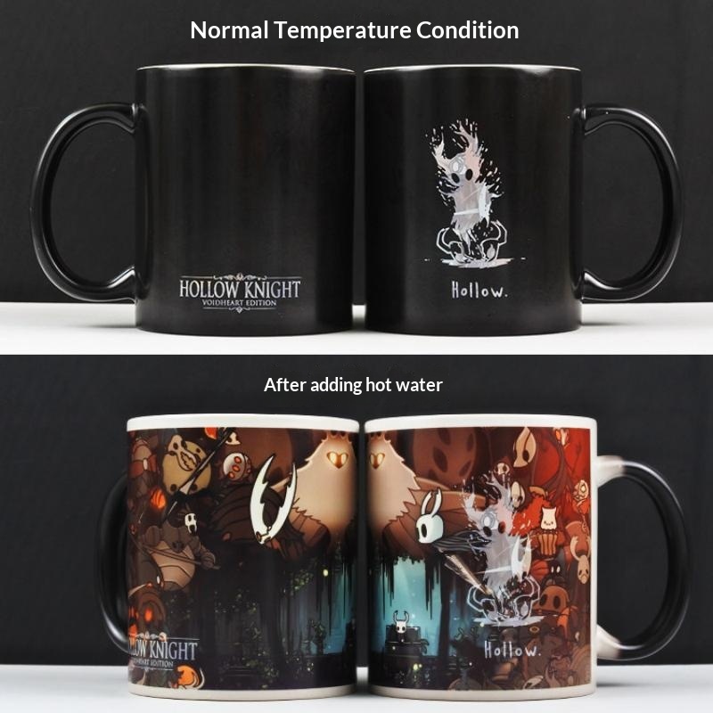 Double Wall Mug - Hollow Knight Heat Sensitive Color Changing