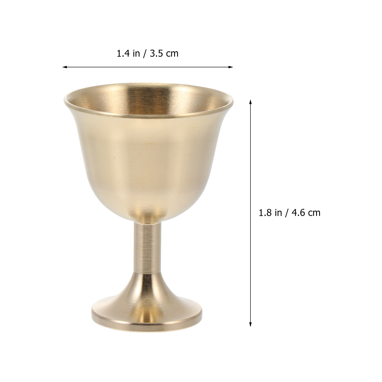 2Pcs Copper Mug Round Edge Chi - Coffee Tea Drink recension och pris
