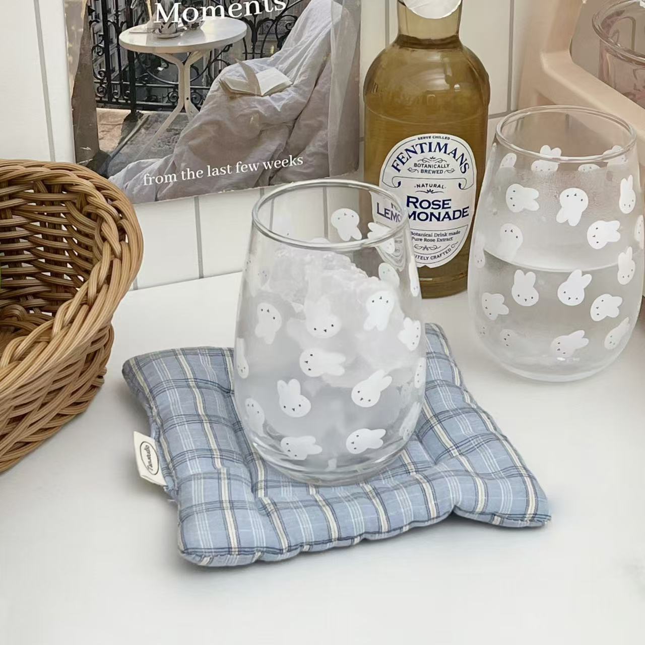 Cute Miffy Rabbit Printed Glas - Coffee Tea & Company recension och pris