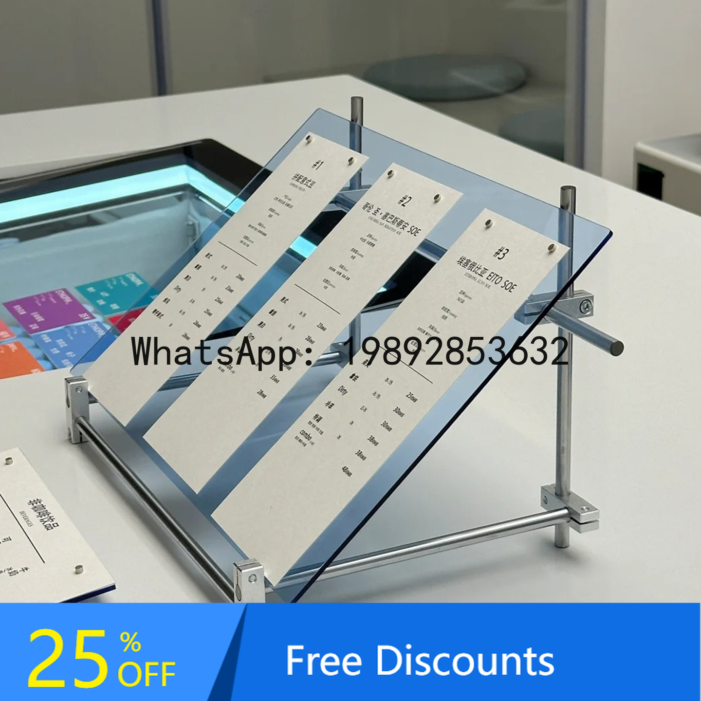 YFY Acrylic Optical Axis Displ - Coffee Tea Menu recension och pris