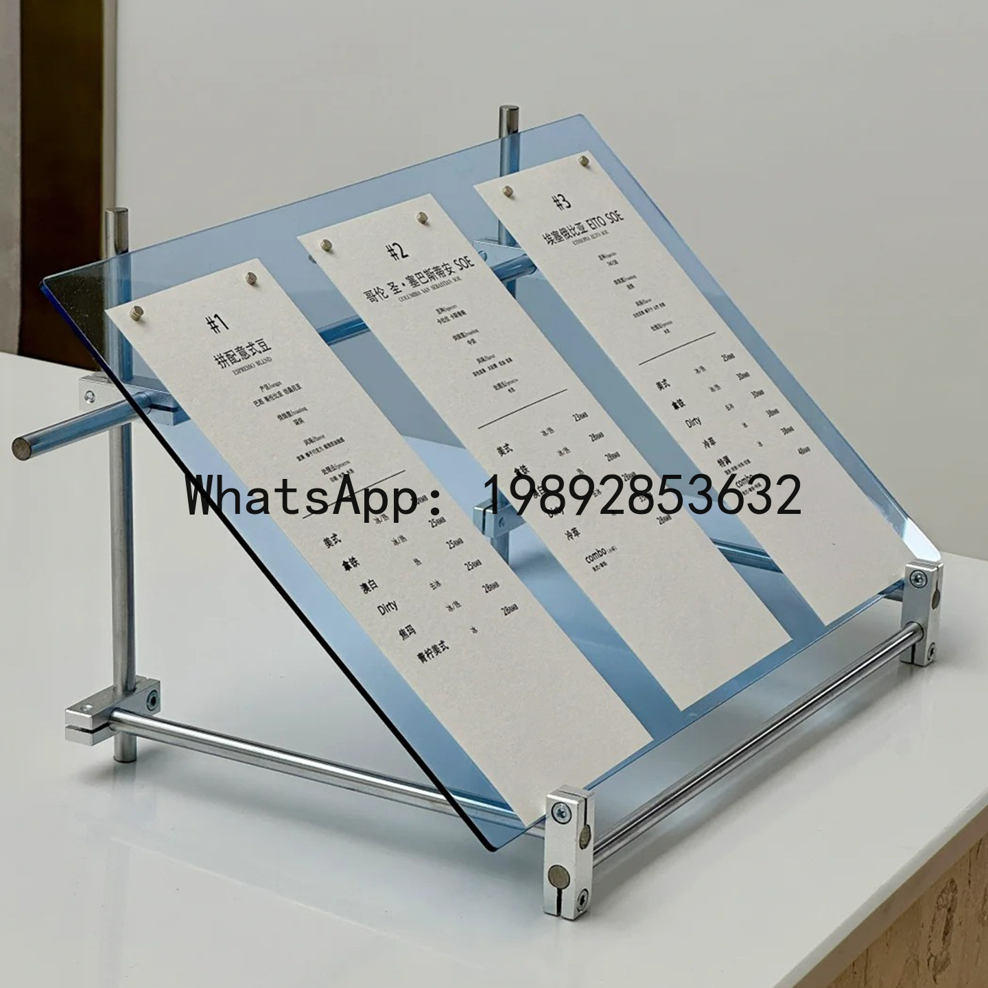 YFY Acrylic Optical Axis Displ - Coffee Tea Menu recension och pris