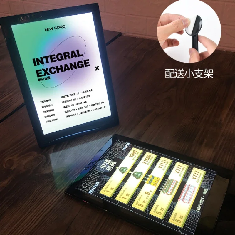 Illuminated LED Wine List Disp - Coffee Tea Menu recension och pris