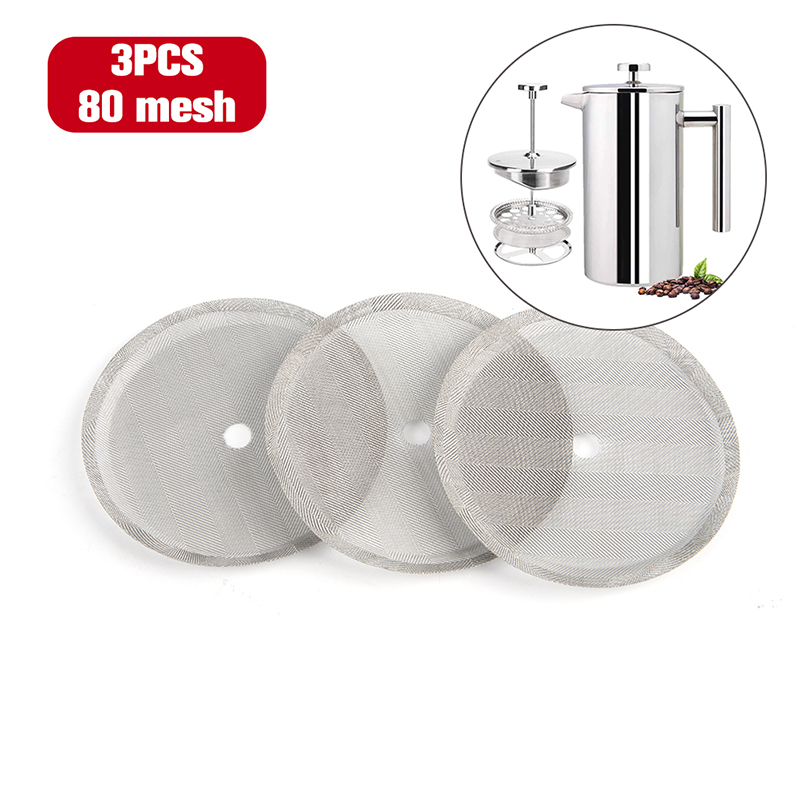 3 PCS of reusable stainless st - French Press Coffee & Tea recension och pris