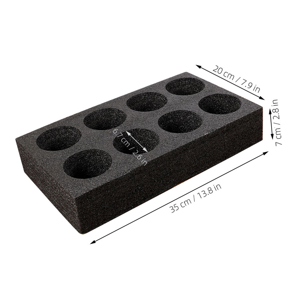 4Pcs 8-Hole Beverage Cup Tray  - Coffee Tea Drink recension och pris