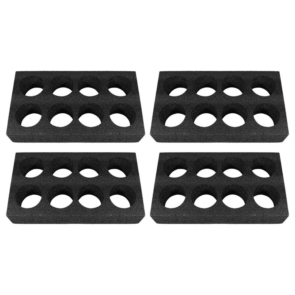 4Pcs 8-Hole Beverage Cup Tray  - Coffee Tea Drink recension och pris