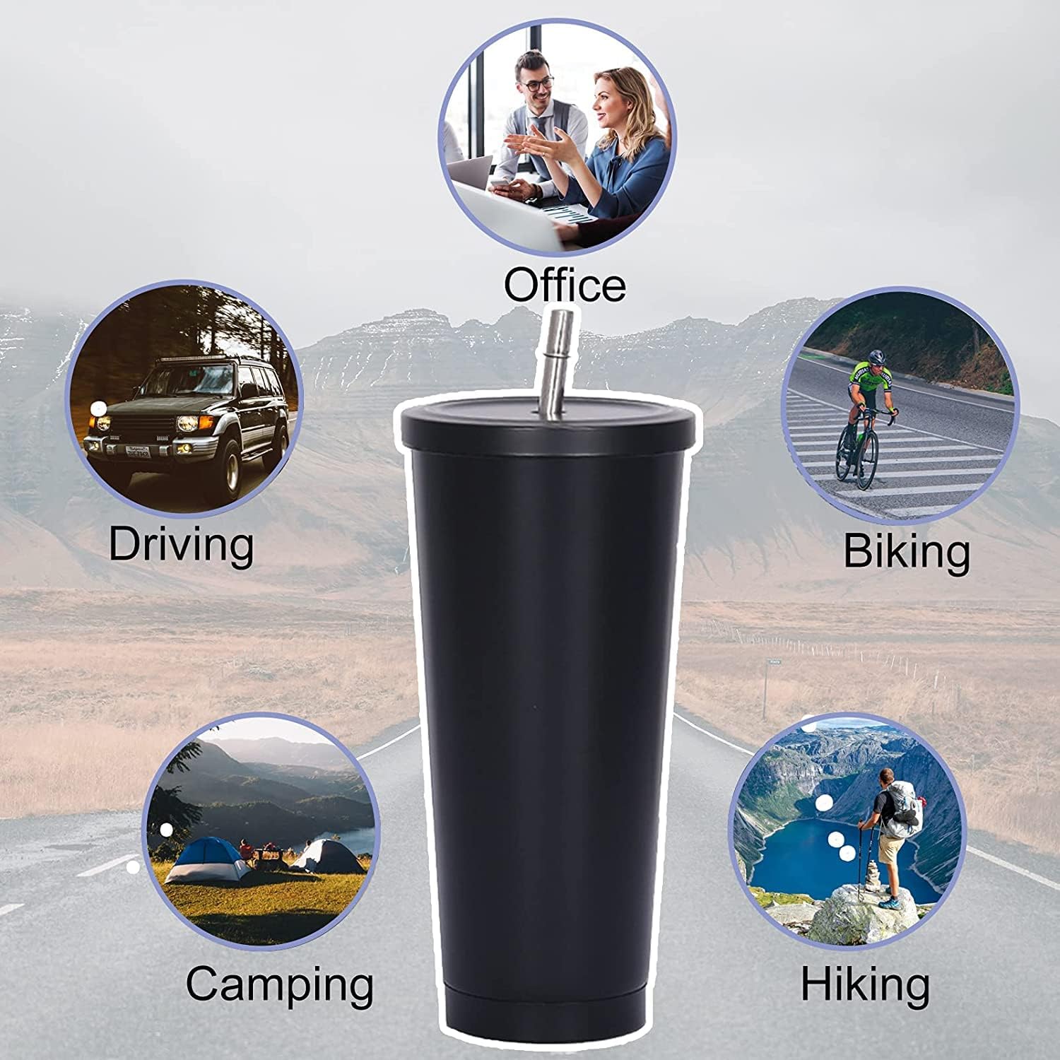 750ml Double-Wall Insulated Tu - Double Wall Mug recension och pris