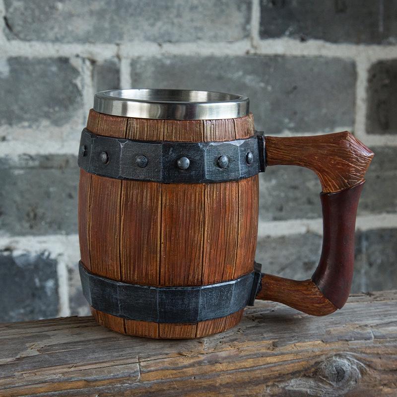 Viking Retro Beer Mug Resin 30 - Double Wall Mug recension och pris