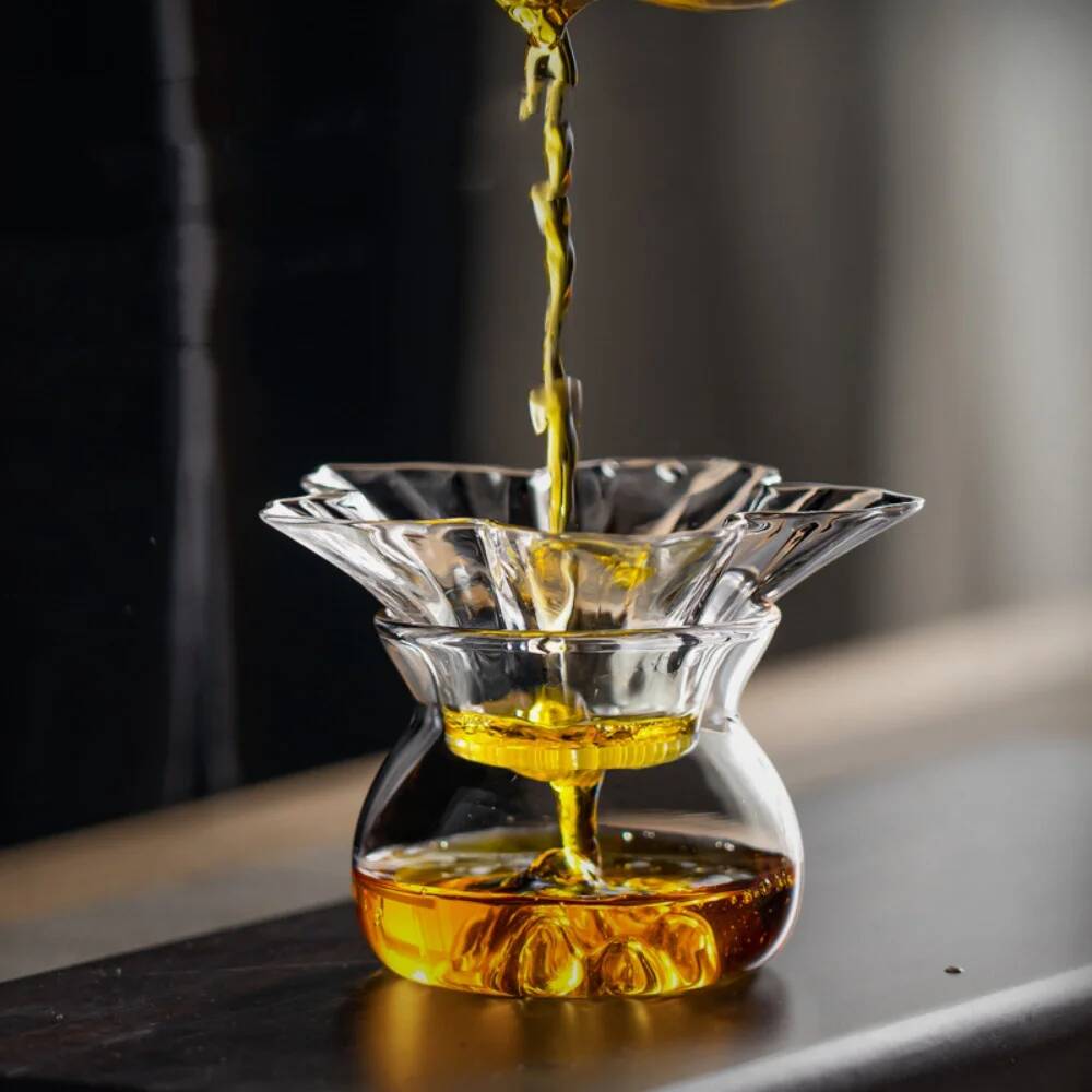 130ml Flower Glass Tea Straine - Coffee Leaves Tea recension och pris
