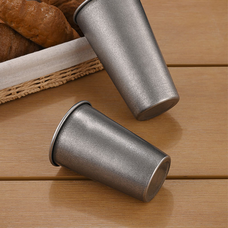 Retro Silver Stainless Steel D - Coffee Tea Drink recension och pris