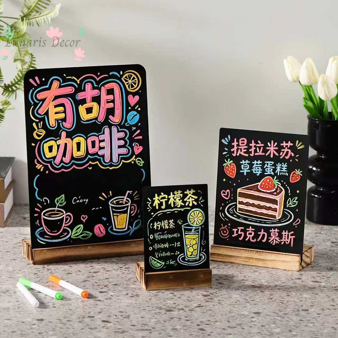 A4 rewritable stall advertisin - Coffee Tea Menu recension och pris