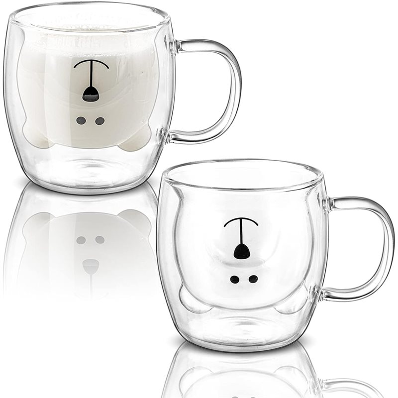 A76I-Cute Bear Design 2 Pack D - Double Wall Mug recension och pris