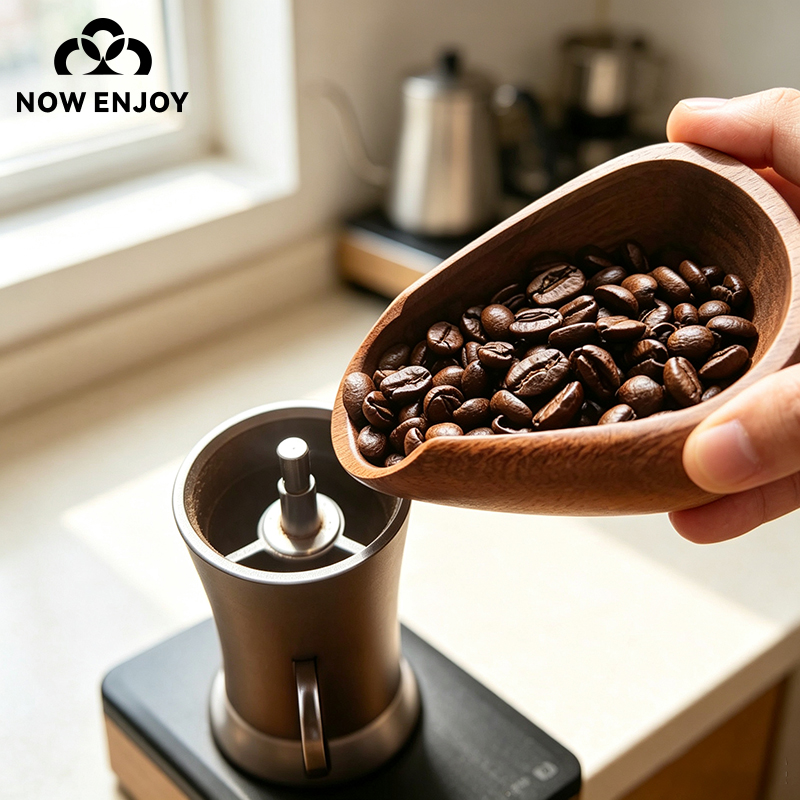 NOW ENJOY 2026 Wooden Coffee B - Coffee Leaves Tea recension och pris