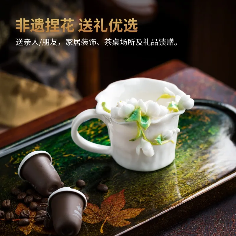 Hand-squeezed ceramic jasmine  - Coffee Jasmine Tea recension och pris