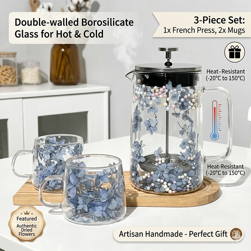 Double Wall Insulated French P - French Press Coffee & Tea recension och pris