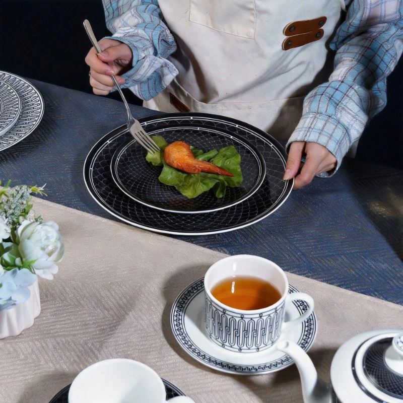 Simple European-Style Tea Set  - Espresso Cup Saucer recension och pris
