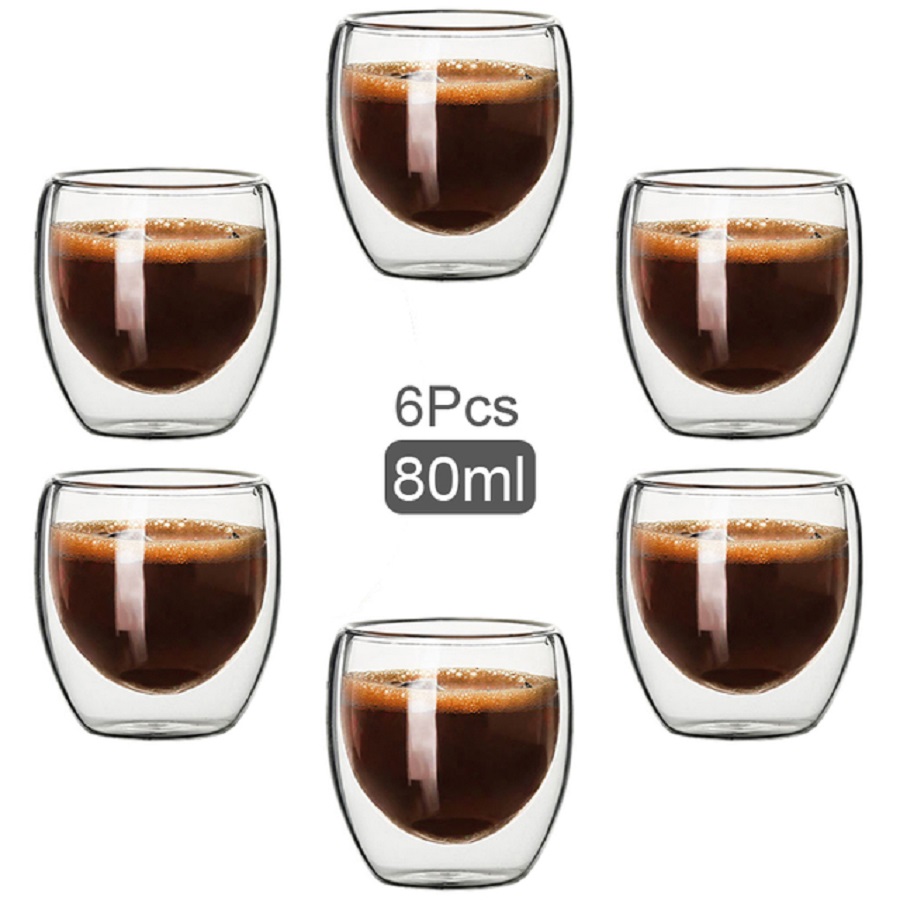 Double Walled Glass Coffee Mug - Double Wall Mug recension och pris