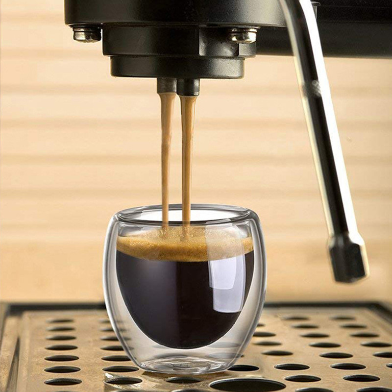 Double Walled Glass Coffee Mug - Double Wall Mug recension och pris