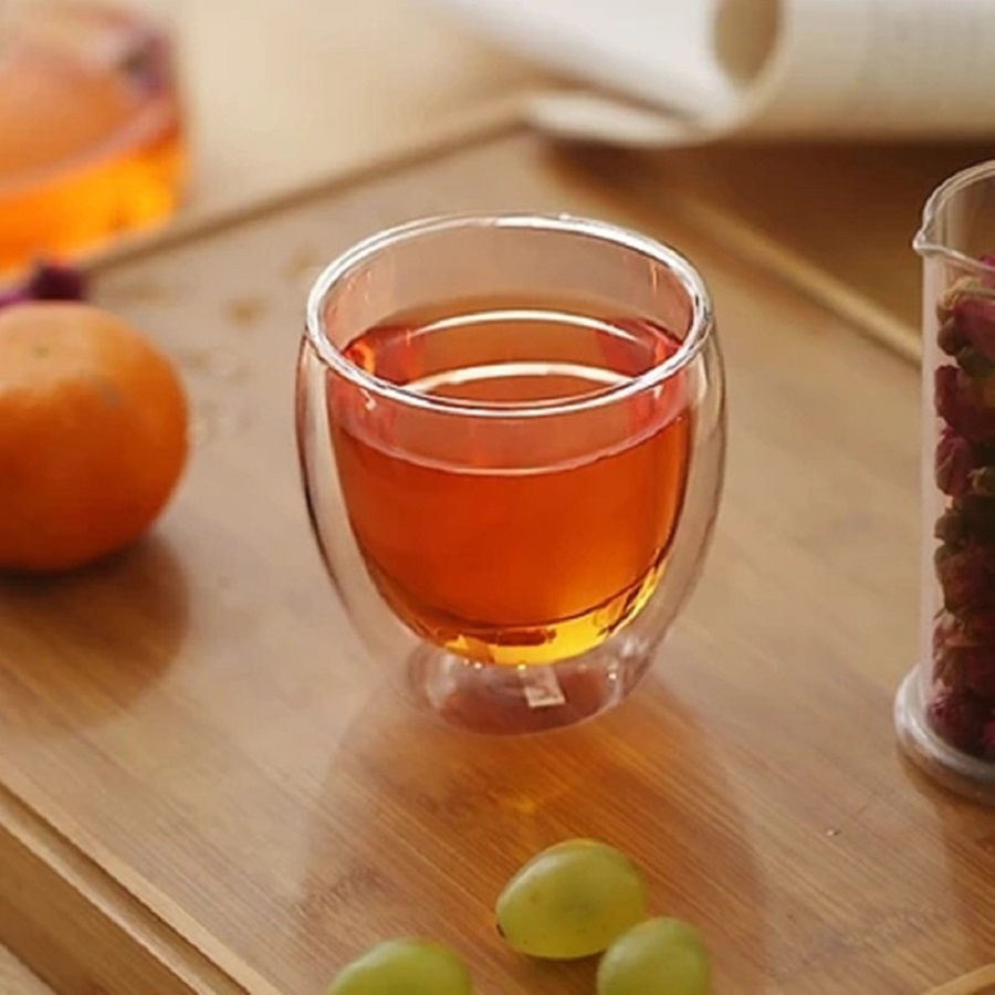 Double Walled Glass Coffee Mug - Double Wall Mug recension och pris