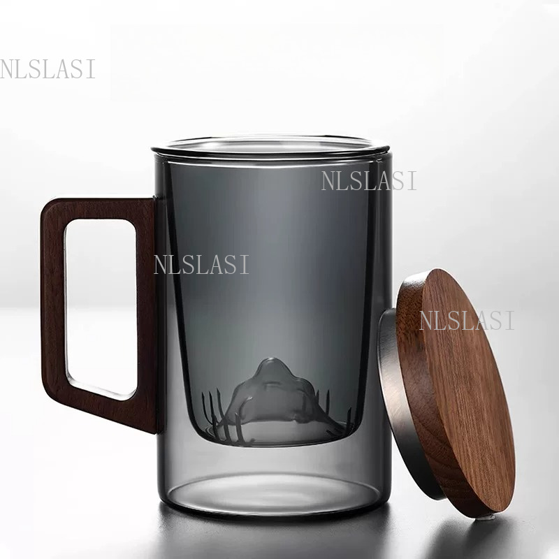 Smoky Gray Double Wall Glass T - Double Wall Mug recension och pris