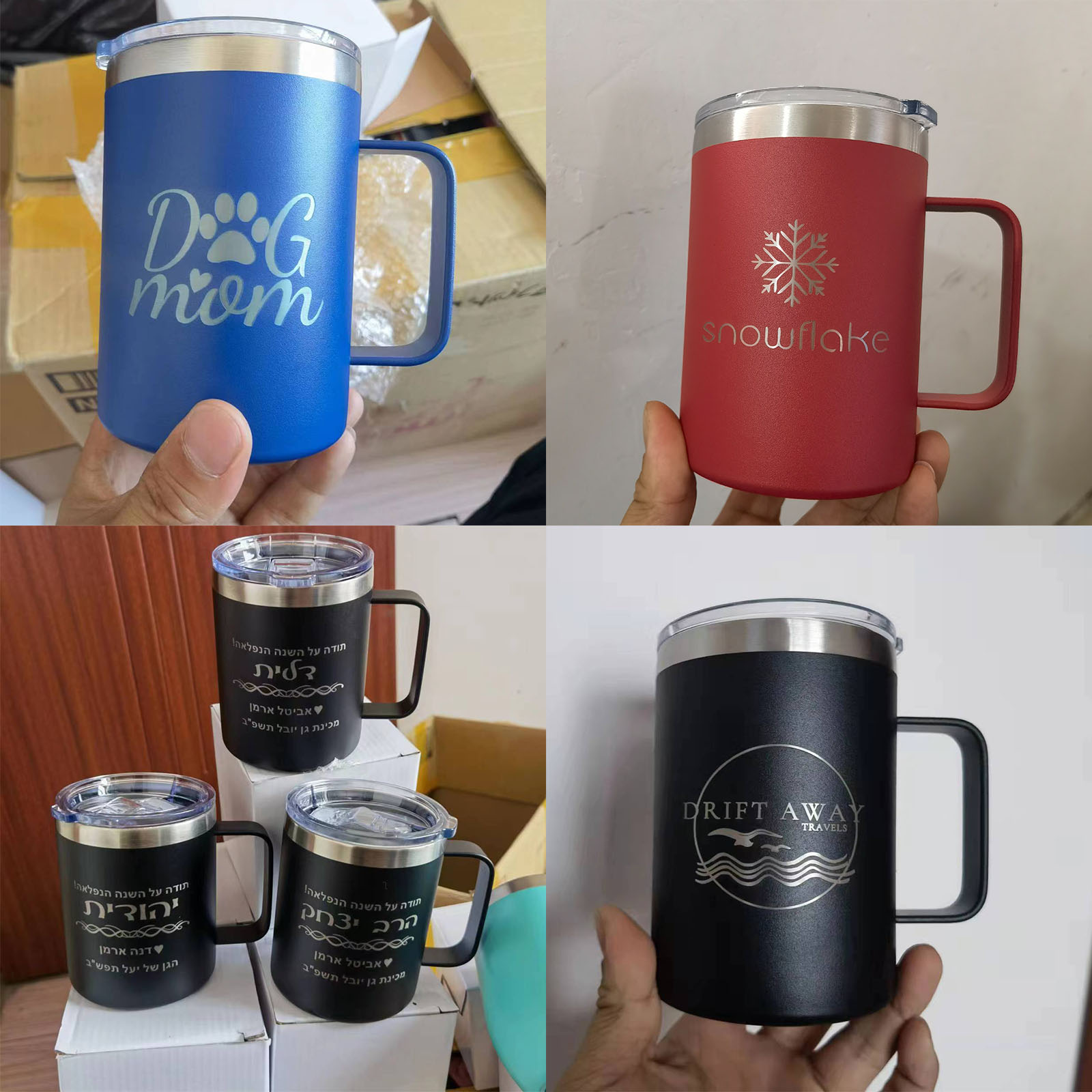 16oz Stainless Steel Insulated - Double Wall Mug recension och pris