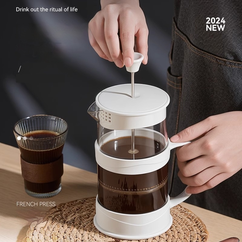 GIANXI Hand Press Coffee Maker - French Press Glass recension och pris