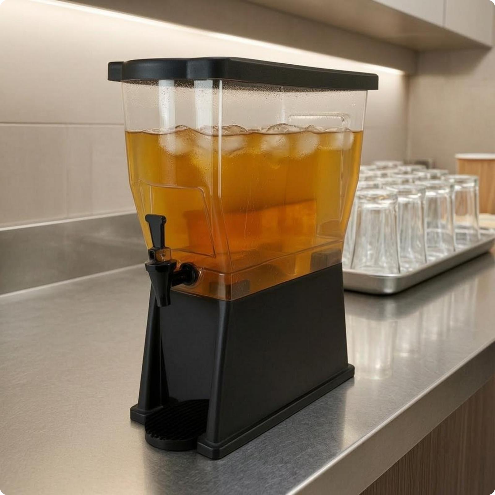 Rectangular Beverage Dispenser - Coffee Tea Drink recension och pris