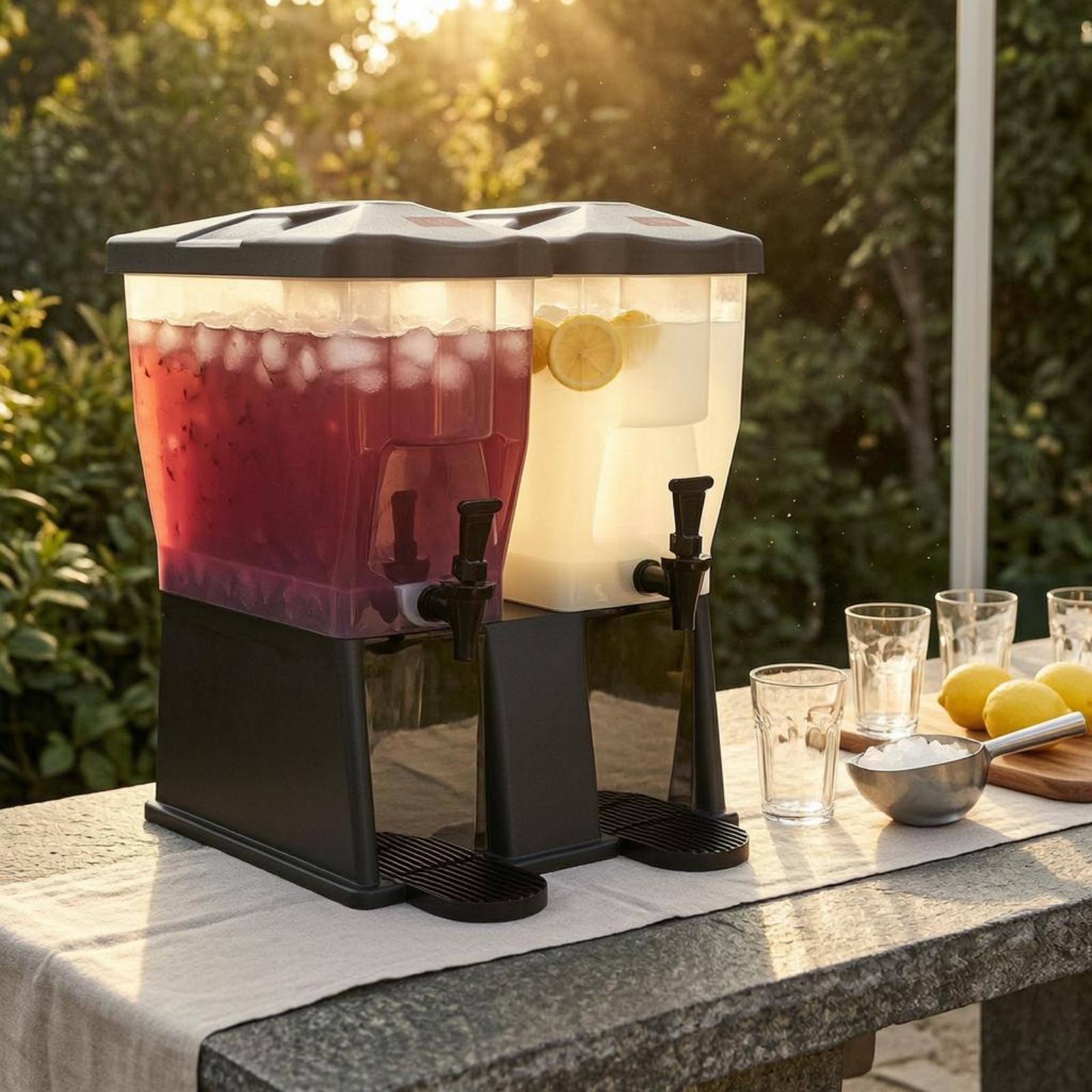 Rectangular Beverage Dispenser - Coffee Tea Drink recension och pris