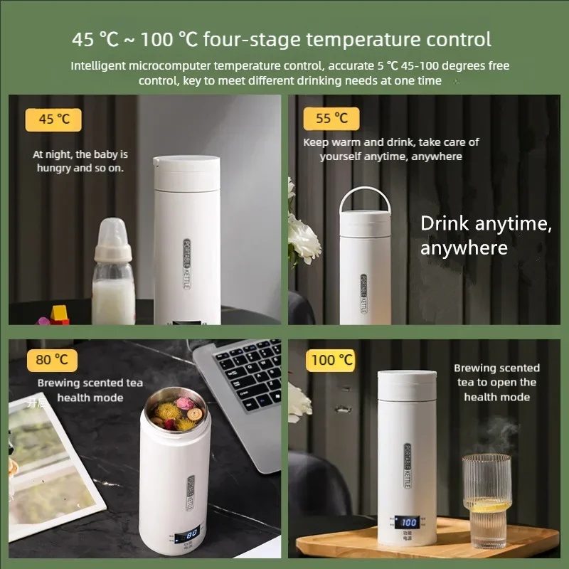 Portable Electric Kettle for T - Coffee Tea Menu recension och pris