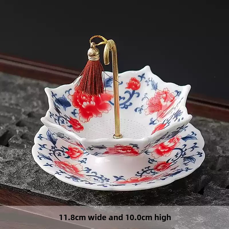 Chinese Blue White Porcelain U - Coffee Leaves Tea recension och pris
