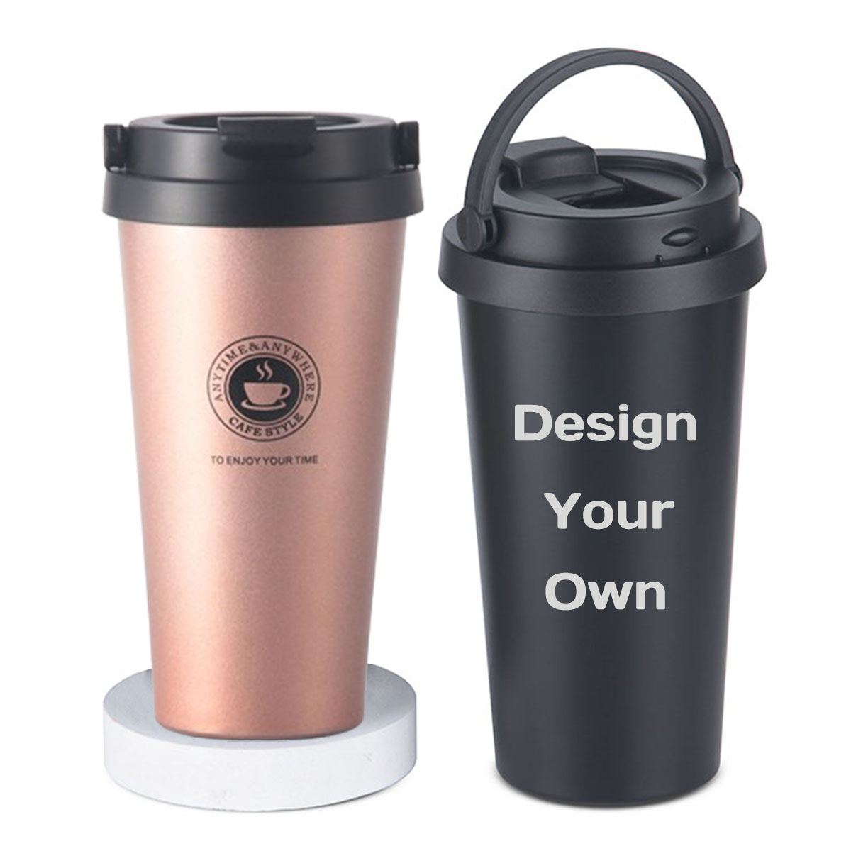 Insulated Travel Coffee Mug 16 - Double Wall Mug recension och pris