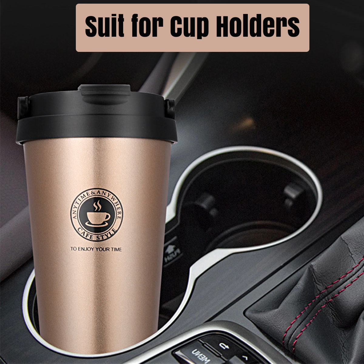 Insulated Travel Coffee Mug 16 - Double Wall Mug recension och pris