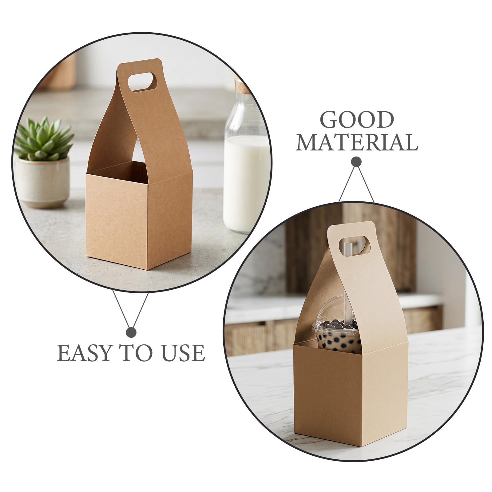 20Pcs Disposable Kraft Paperbo - Coffee Tea Drink recension och pris