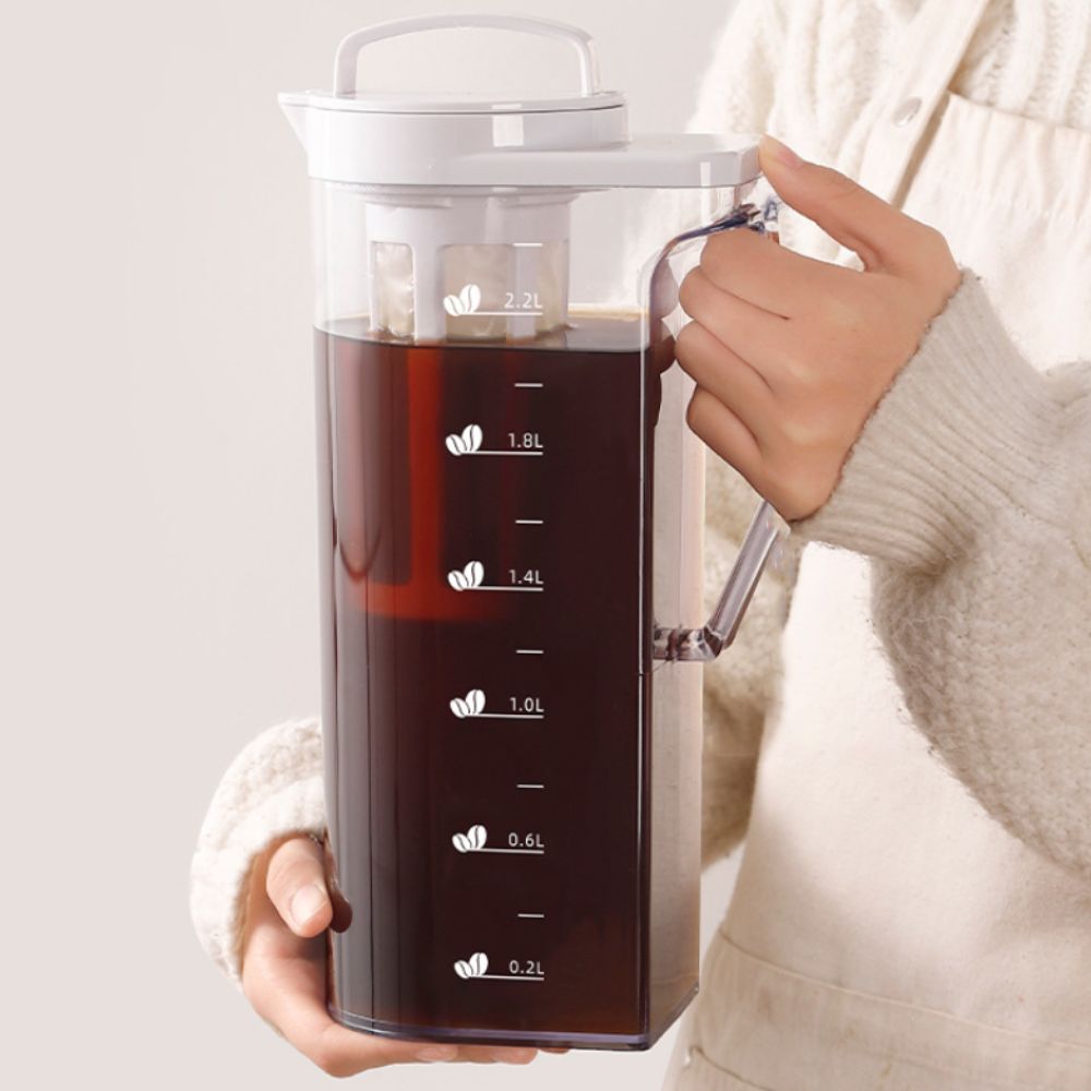 Large Capacity Cold Brew Coffe - French Press Glass recension och pris