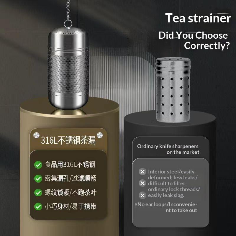 Stainless Steel Fine Mesh Tea  - Coffee Leaves Tea recension och pris